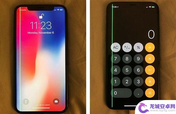 苹果x手机屏幕出现绿色 iPhoneX屏幕绿线怎么解决