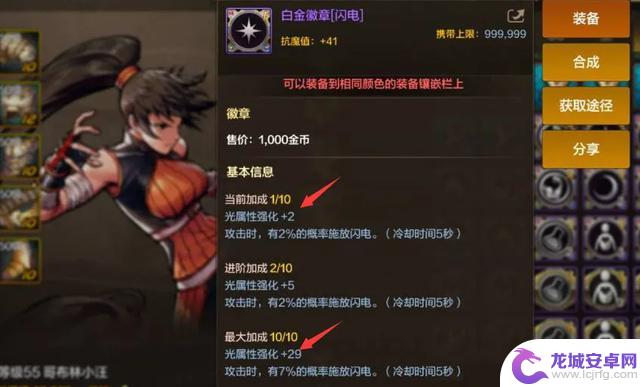 DNF手游：震撼登场！首个10级属性强化徽章诞生，价值1000万泰拉！