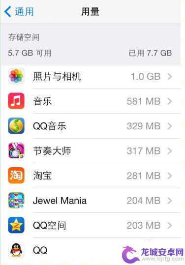 苹果手机在哪里看内存用了多少 苹果手机内存容量查看方法