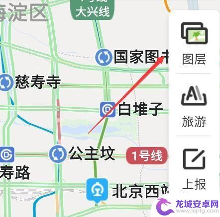 手机地图怎么显示车站 百度地图如何使用公交地图查找公交车站