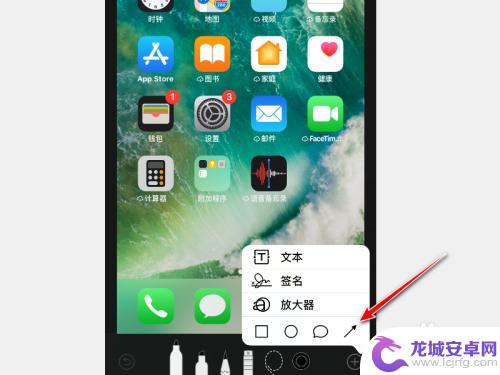 怎么设置手机箭头 iPhone图片编辑应用如何添加箭头