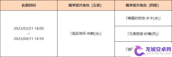 原神下个卡池3.5 《原神》3.5下半卡池时间与祈愿内容介绍