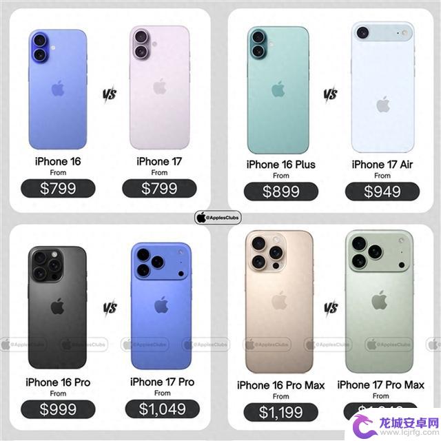 所有都涨价!苹果iPhone 17系列价格公布