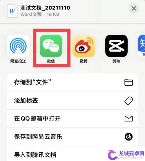 iphone腾讯文档怎么以文件形式发送 腾讯文档如何将文件以附件形式发送