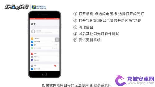 手电筒如何设置手机闪光灯 iPhone手电筒功能无法正常使用如何解决