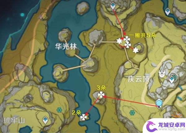 原神琉璃袋最新分布图 原神琉璃袋的详细采集地点分布图