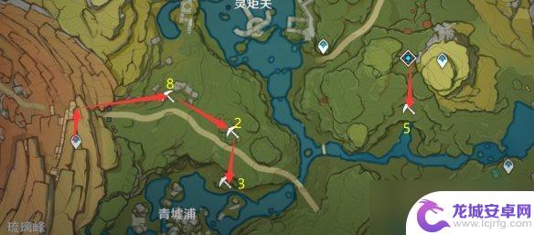 原神白铁矿位置地图璃月 《原神》白铁矿最佳采集路线