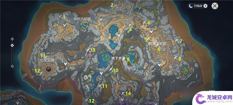 原神矿石位置图 原神2.6版本全地图矿石点分布