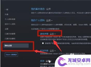 steam单独隐藏一个游戏以及动态 steam如何隐藏个人游戏动态