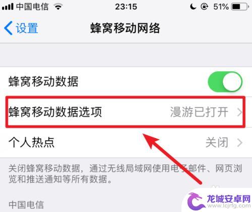 iphone显示4g图标 苹果iphone手机开启蜂窝数据后没有4G信号怎么办