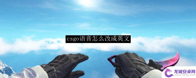 csgo如何把中文语音改为英语 csgo语音改成英文