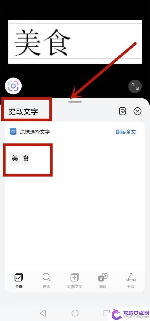 荣耀手机图片怎么提取文字 荣耀手机的相机功能能否直接提取图片中的文字