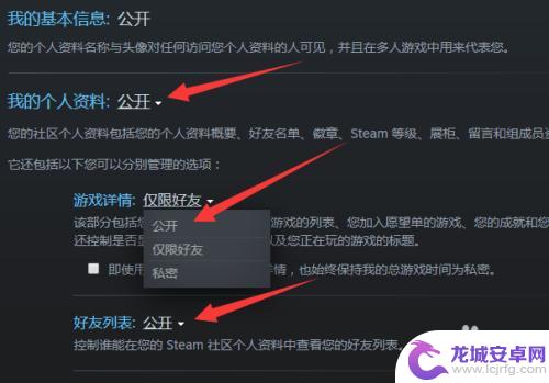 怎么公开steam steam隐私设置如何公开