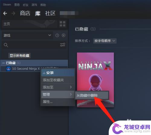 新版steam如何显示隐藏游戏 Steam新版如何显示隐藏游戏